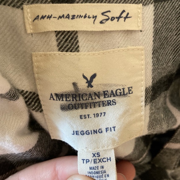 Ahh-mazingly soft American Eagle Flannel XS - Picture 3 of 5
